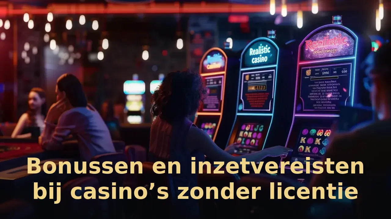 Bonussen en inzetvereisten bij casino’s zonder licentie