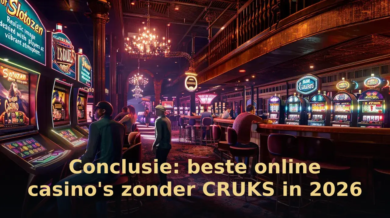 Conclusie: beste online casino's zonder CRUKS in 2026